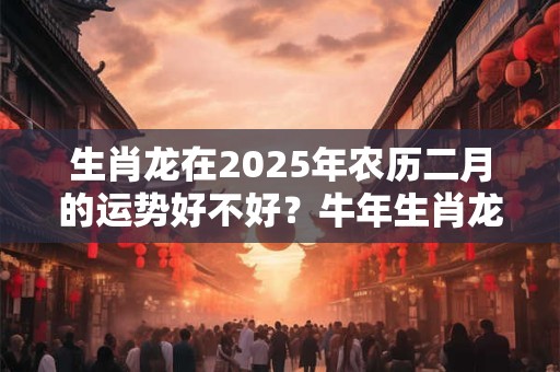 生肖龙在2026年农历二月的运势好不好?牛年生肖龙运势分析! 生肖龙在2026年农历二月的运势好不好?牛年生肖龙运势分析!