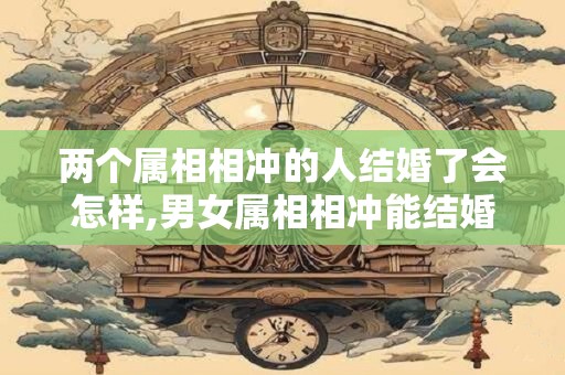 两个属相相冲的人结婚了会怎样,男女属相相冲能结婚吗