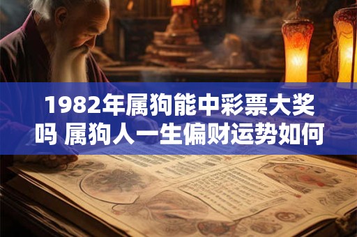 1982年属狗能中彩票大奖吗 属狗人一生偏财运势如何