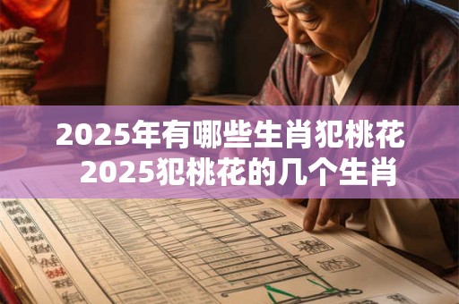 2025年有哪些生肖犯桃花  2025犯桃花的几个生肖