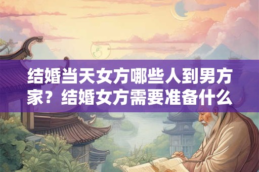 结婚当天女方哪些人到男方家？结婚女方需要准备什么？