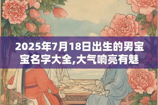 2025年7月18日出生的男宝宝名字大全,大气响亮有魅力