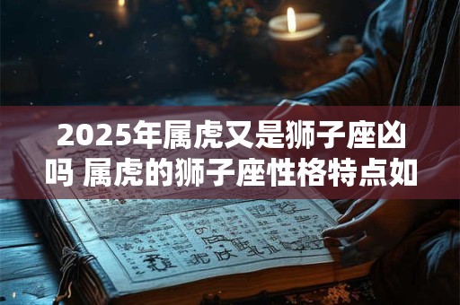 2025年属虎又是狮子座凶吗 属虎的狮子座性格特点如何