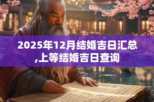 2025年12月结婚吉日汇总,上等结婚吉日查询 2025年12月结婚吉日汇总,上等结婚吉日查询