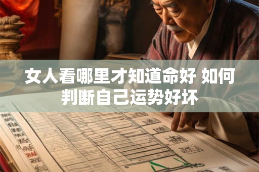 女人看哪里才知道命好 如何判断自己运势好坏
