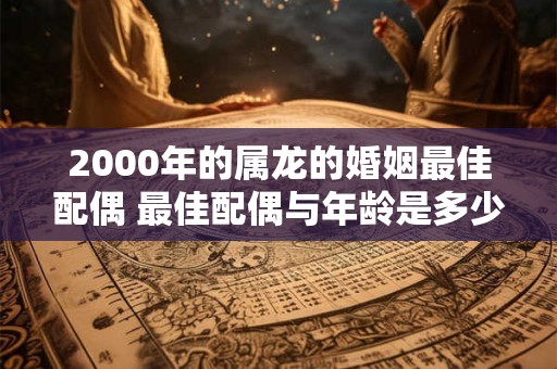 2000年的属龙的婚姻最佳配偶 最佳配偶与年龄是多少岁