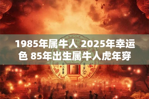 1985年属牛人 2025年幸运色 85年出生属牛人虎年穿什么颜色衣服好