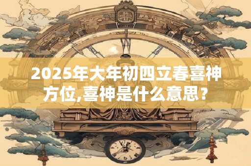 2025年大年初四立春喜神方位,喜神是什么意思？