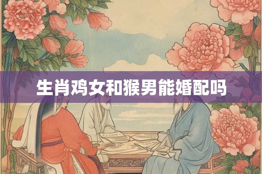 生肖鸡女和猴男能婚配吗