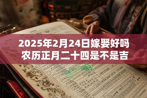 2025年2月24日嫁娶好吗 农历正月二十四是不是吉日