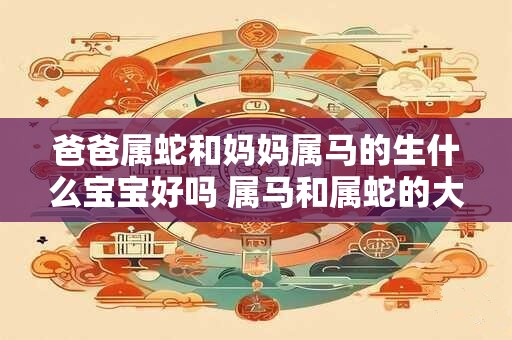 爸爸属蛇和妈妈属马的生什么宝宝好吗 属马和属蛇的大忌