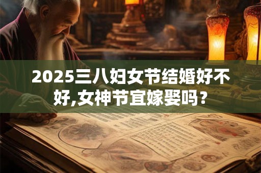 2025三八妇女节结婚好不好,女神节宜嫁娶吗？