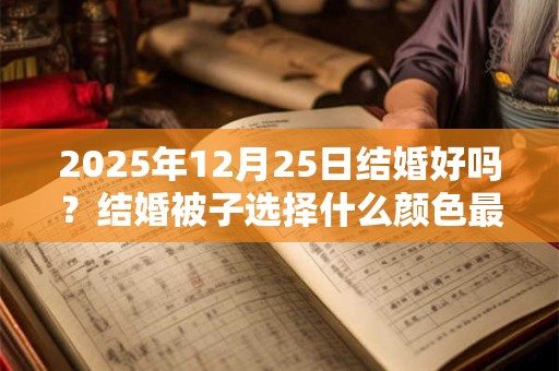 2025年12月25日结婚好吗？结婚被子选择什么颜色最佳？