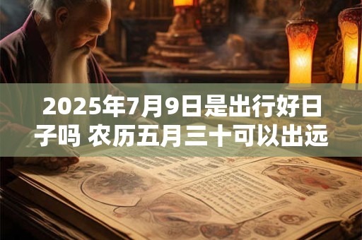 2025年7月9日是出行好日子吗 农历五月三十可以出远门吗