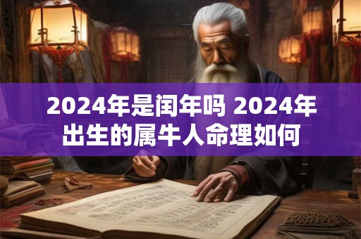 2024年是闰年吗 2024年出生的属牛人命理如何