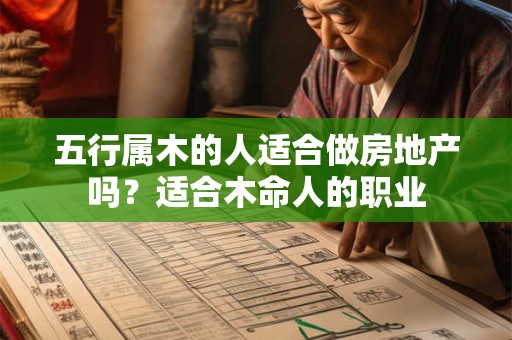 五行属木的人适合做房地产吗？适合木命人的职业