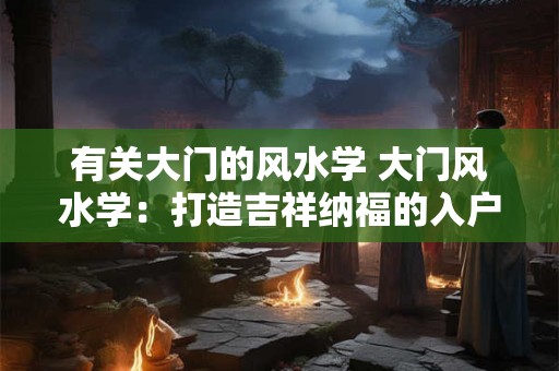 有关大门的风水学 大门风水学：打造吉祥纳福的入户之门