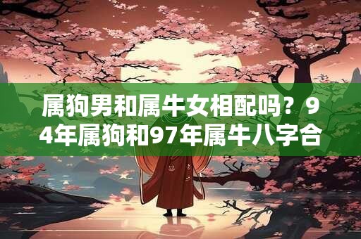 属狗男和属牛女相配吗？94年属狗和97年属牛八字合吗？