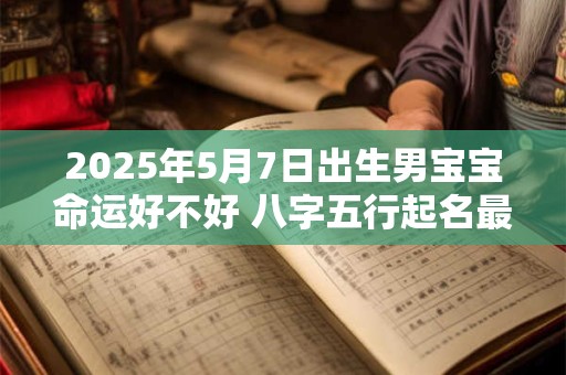 2025年5月7日出生男宝宝命运好不好 八字五行起名最全款