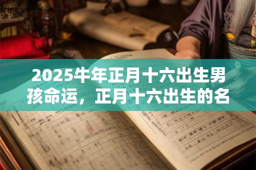 2025牛年正月十六出生男孩命运，正月十六出生的名人