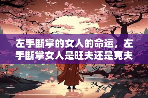 左手断掌的女人的命运，左手断掌女人是旺夫还是克夫？