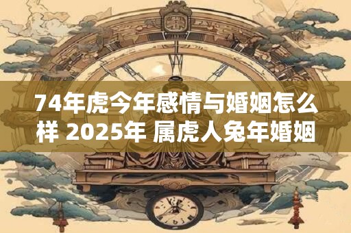 74年虎今年感情与婚姻怎么样 2025年 属虎人兔年婚姻运势如何