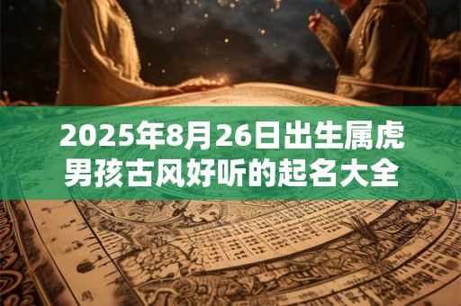 2025年8月26日出生属虎男孩古风好听的起名大全