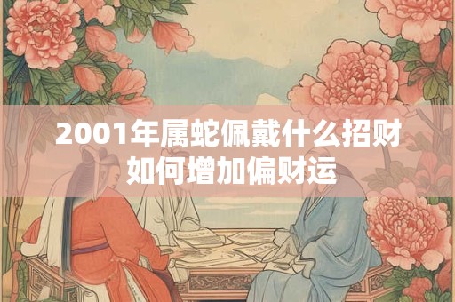 2001年属蛇佩戴什么招财 如何增加偏财运