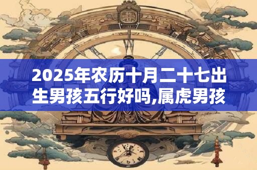 2025年农历十月二十七出生男孩五行好吗,属虎男孩名字推荐