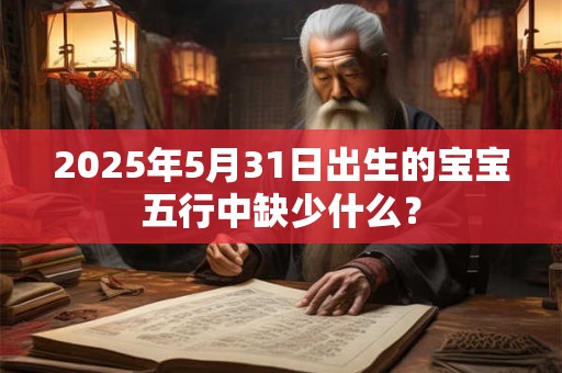 2025年5月31日出生的宝宝五行中缺少什么？