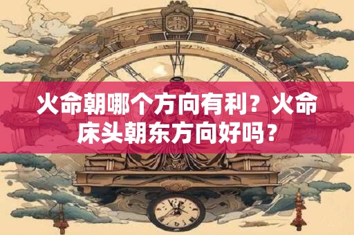 火命朝哪个方向有利？火命床头朝东方向好吗？
