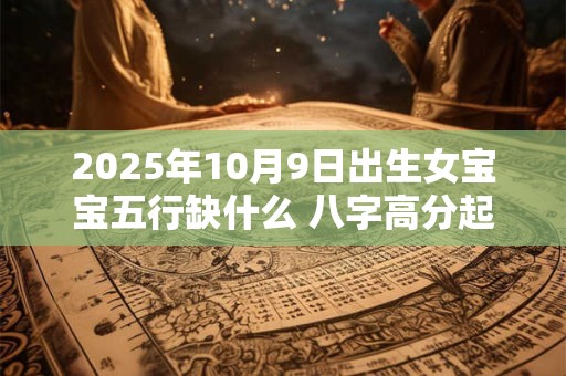 2025年10月9日出生女宝宝五行缺什么 八字高分起名字