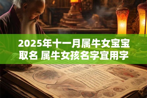 2025年十一月属牛女宝宝取名 属牛女孩名字宜用字精选