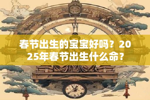 春节出生的宝宝好吗？2025年春节出生什么命？