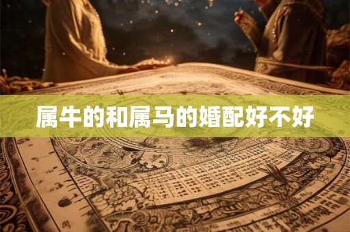 属牛的和属马的婚配好不好