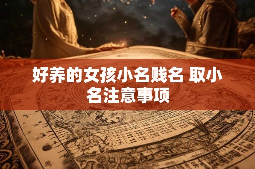 好养的女孩小名贱名 取小名注意事项 好养的女孩小名贱名 取小名注意事项