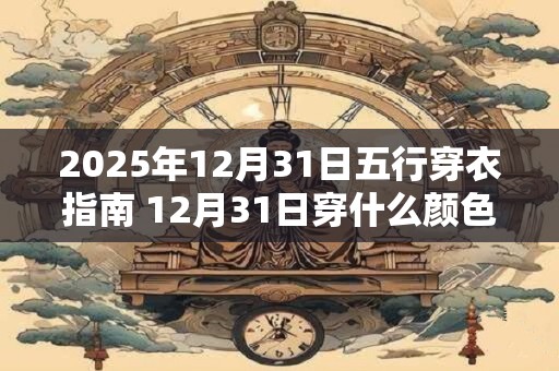 2025年12月31日五行穿衣指南 12月31日穿什么颜色的衣服