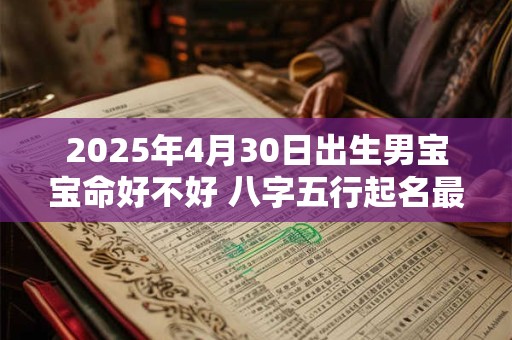 2025年4月30日出生男宝宝命好不好 八字五行起名最全款