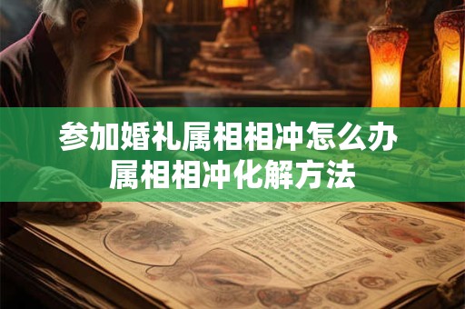 参加婚礼属相相冲怎么办 属相相冲化解方法