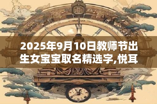 2025年9月10日教师节出生女宝宝取名精选字,悦耳动听的名字