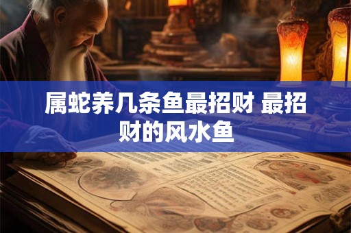 属蛇养几条鱼最招财 最招财的风水鱼