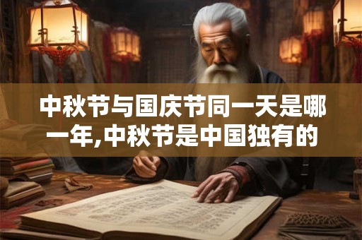 中秋节与国庆节同一天是哪一年,中秋节是中国独有的吗？