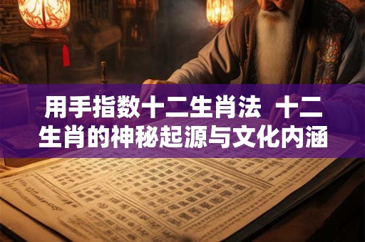用手指数十二生肖法  十二生肖的神秘起源与文化内涵