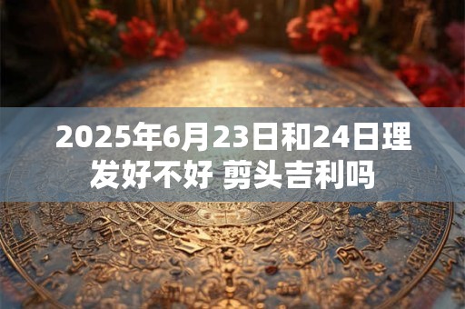 2025年6月23日和24日理发好不好 剪头吉利吗