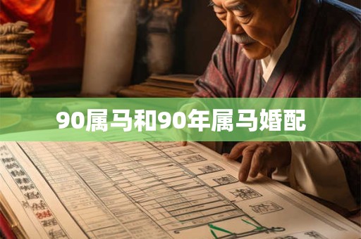 90属马和90年属马婚配