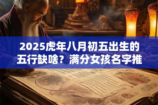 2025虎年八月初五出生的五行缺啥？满分女孩名字推荐