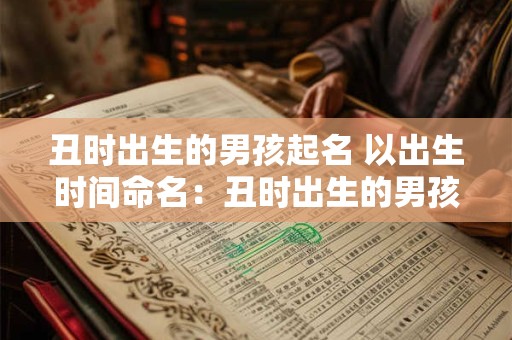 丑时出生的男孩起名 以出生时间命名：丑时出生的男孩取名