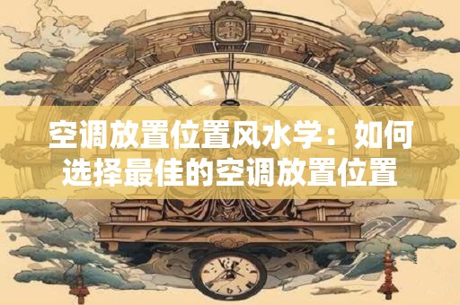 空调放置位置风水学：如何选择最佳的空调放置位置