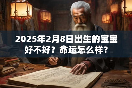 2025年2月8日出生的宝宝好不好？命运怎么样？