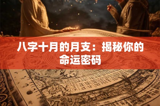 八字十月的月支：揭秘你的命运密码